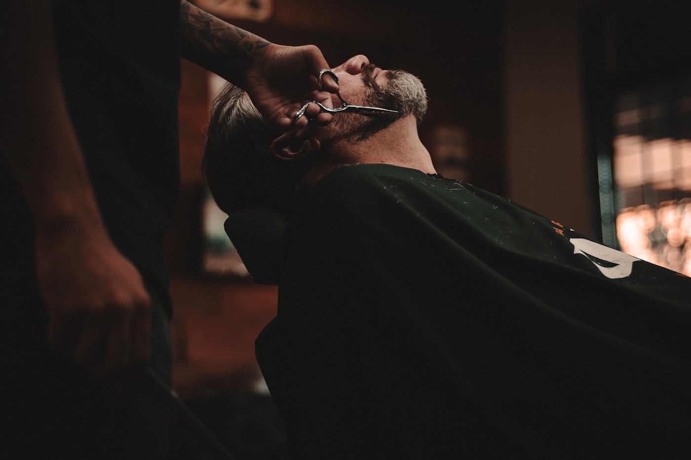 Barber shop interior